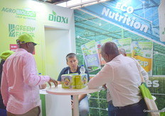 It was busy at the Agro Biology booth